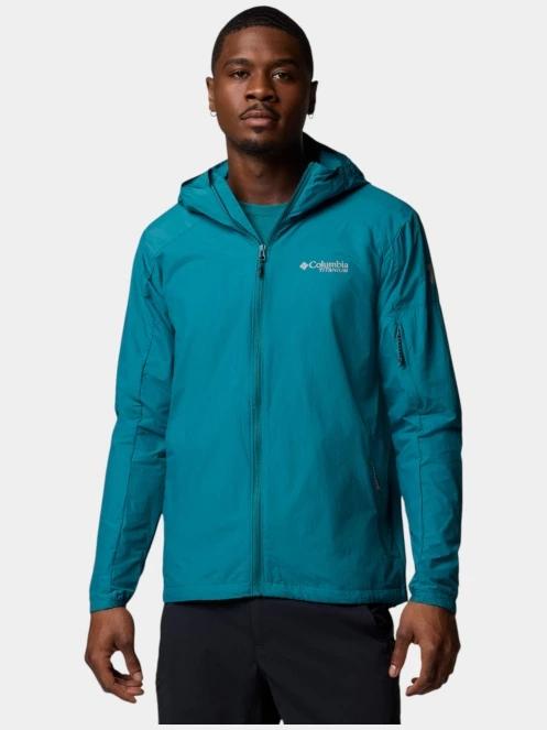 geaca de vant pt. barbati Columbia Loop Trail II Windbreaker verde 2
