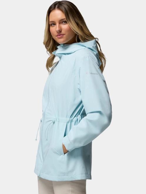 haine de ploaie pt. femei Columbia Blossom Park Rain Jacket albastru deschis 3