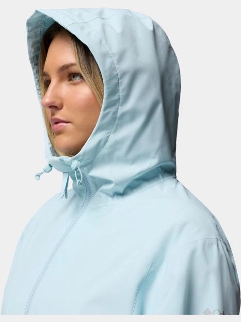 haine de ploaie pt. femei Columbia Blossom Park Rain Jacket albastru deschis 7