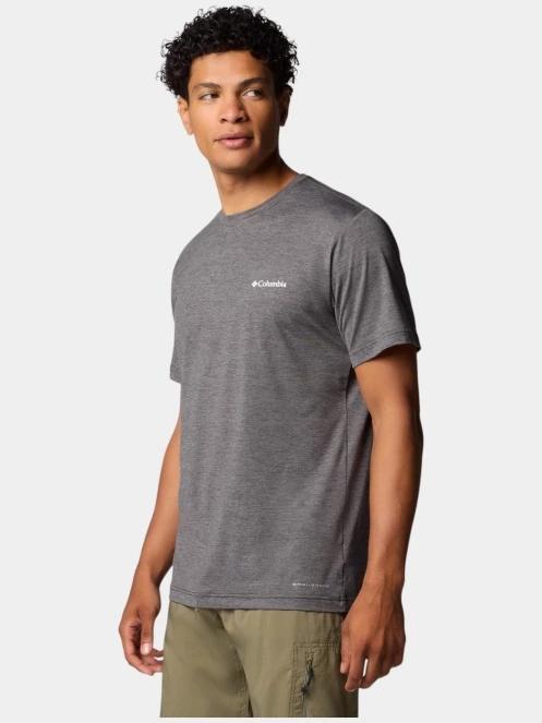 tricou pentru sport, cu maneci scurte pt. barbati Columbia Kwick Hike Back Graphic SS Tee negru 3