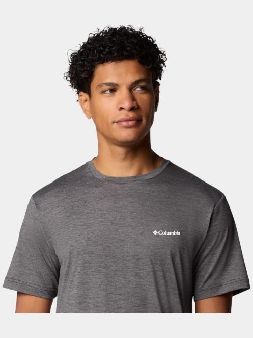tricou pentru sport, cu maneci scurte pt. barbati Columbia Kwick Hike Back Graphic SS Tee negru 6
