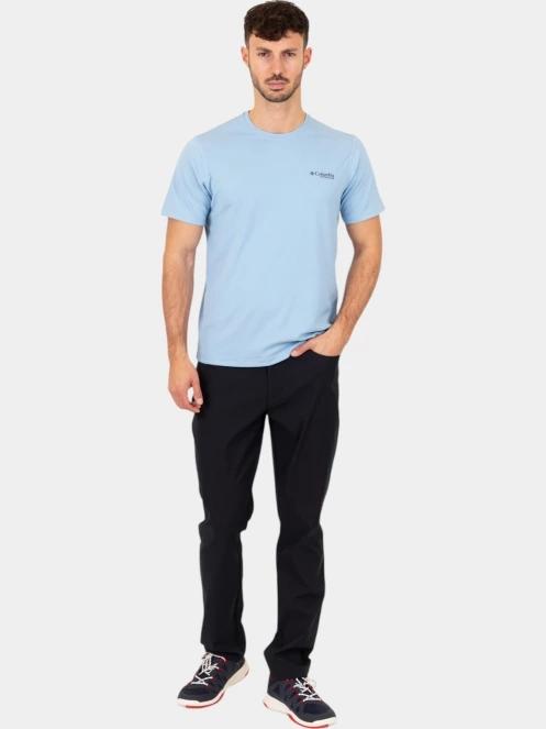 tricou cu maneci scurte pt. barbati Columbia Summit Valley SS Crew albastru deschis 5