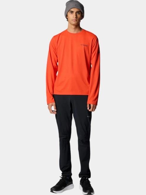 tricou cu maneci lungi, pentru sport pt. barbati Columbia Summit Valley LS Crew rosu 5