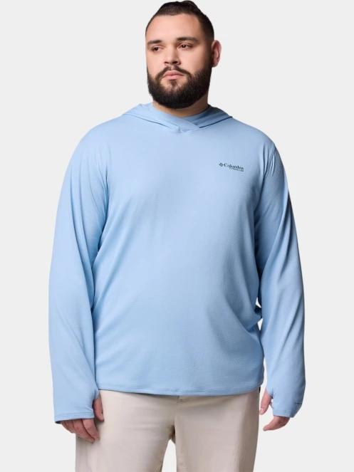 tricou cu maneci lungi, pentru sport pt. barbati Columbia Summit Valley Hoodie albastru 2