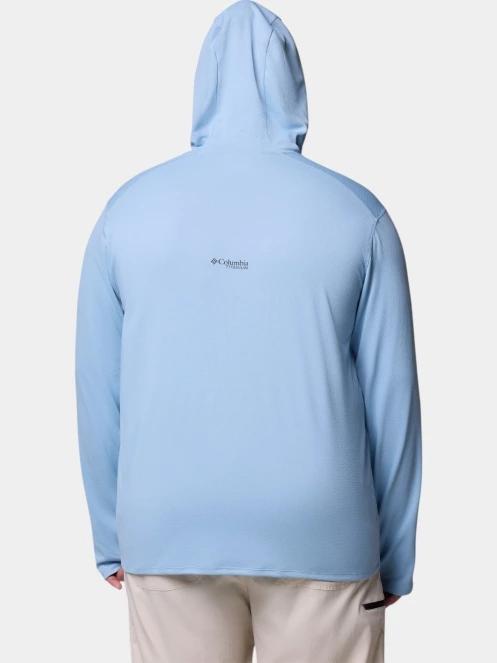 tricou cu maneci lungi, pentru sport pt. barbati Columbia Summit Valley Hoodie albastru 4