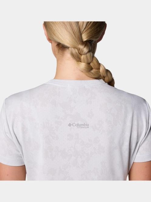 tricou pentru sport, cu maneci scurte pt. femei Columbia Bluebird Canyon Short Sleeve Crew alb 7