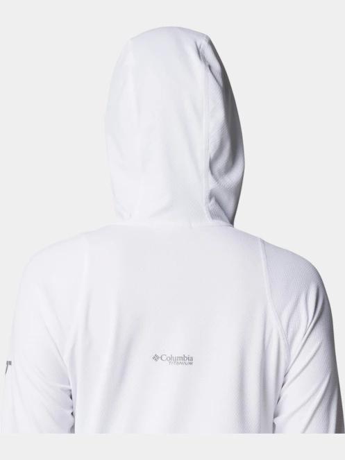 tricou cu maneci lungi, pentru sport pt. femei Columbia Summit Valley Hoodie alb 6
