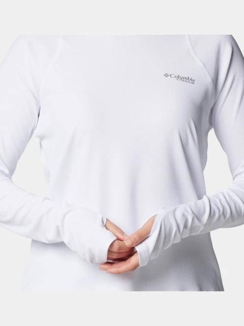 tricou cu maneci lungi, pentru sport pt. femei Columbia Summit Valley Long Sleeve Crew alb 6