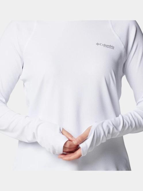 tricou cu maneci lungi, pentru sport pt. femei Columbia Summit Valley Long Sleeve Crew alb 6