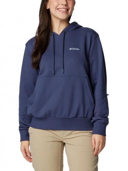 pulover cu gluga pt. femei Columbia Marble Canyon French Terry Hoodie albastru 2