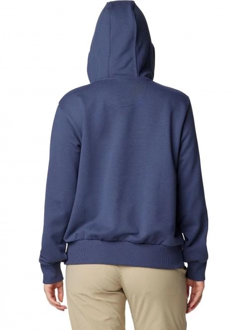 pulover cu gluga pt. femei Columbia Marble Canyon French Terry Hoodie albastru 4