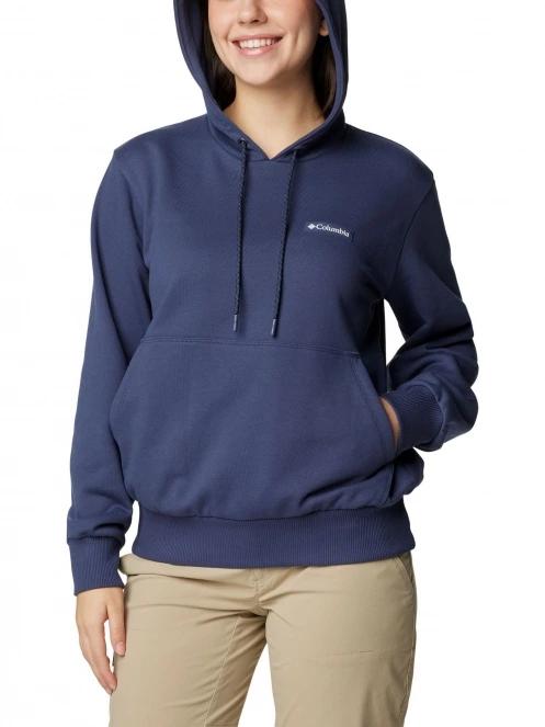 pulover cu gluga pt. femei Columbia Marble Canyon French Terry Hoodie albastru 5