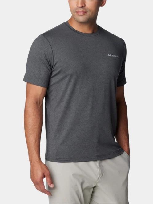 tricou pentru sport, cu maneci scurte pt. barbati Columbia Tech Trail Crew Neck II gri 5