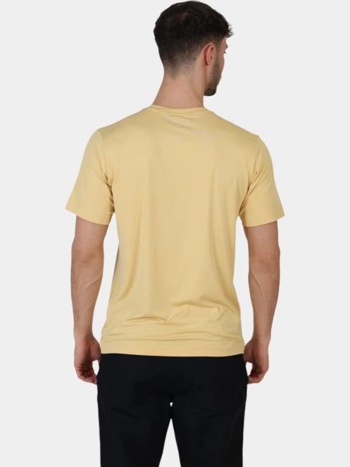 tricou pentru sport, cu maneci scurte pt. barbati Columbia Tech Trail Crew Neck II galben 4