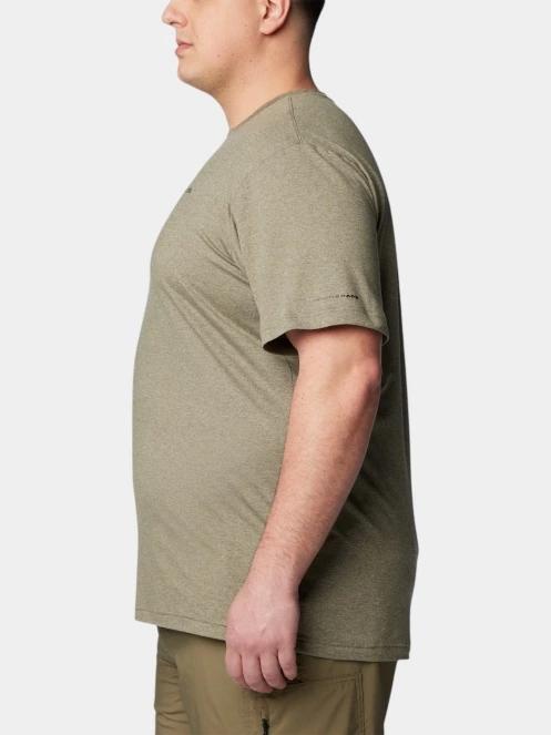 tricou pentru sport, cu maneci scurte pt. barbati Columbia Tech Trail Crew Neck II verde 3