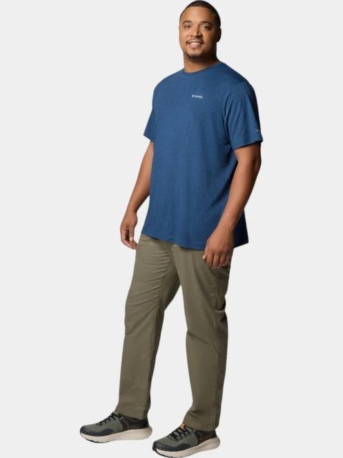 tricou pentru sport, cu maneci scurte pt. barbati Columbia Tech Trail Crew Neck II albastru 5