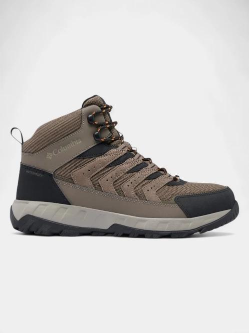 bocanci de drumetie pt. barbati Columbia Strata Trail Mid WP maro 4