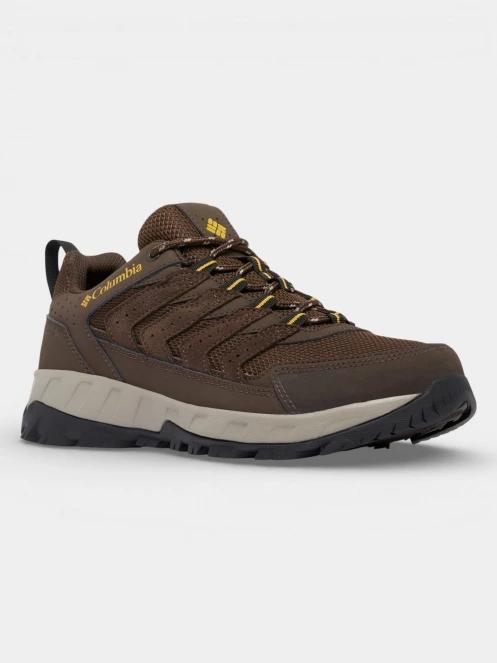 pantofi de drumetie impermeabili pt. barbati Columbia Strata Trail Low WP maro 2