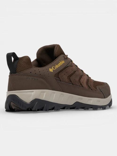 pantofi de drumetie impermeabili pt. barbati Columbia Strata Trail Low WP maro 8