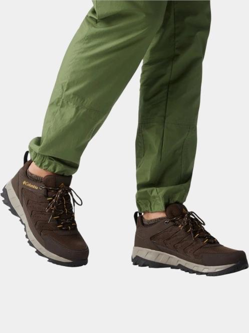pantofi de drumetie impermeabili pt. barbati Columbia Strata Trail Low WP maro 11