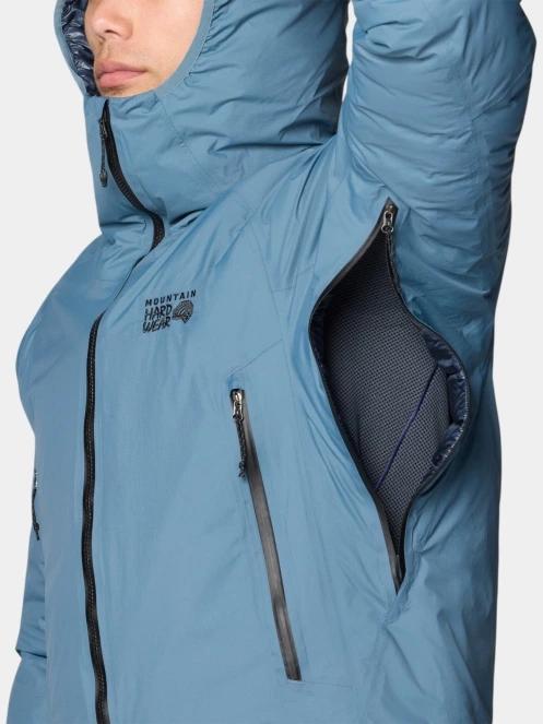jacheta de puf pt. barbati Mountain Hardwear Storm Whisperer Insulated Jacket albastru deschis 7