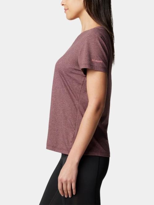 tricou cu maneci scurte pt. femei Columbia Sloan Ridge Graphic Short Sleeve Tee rosu 3
