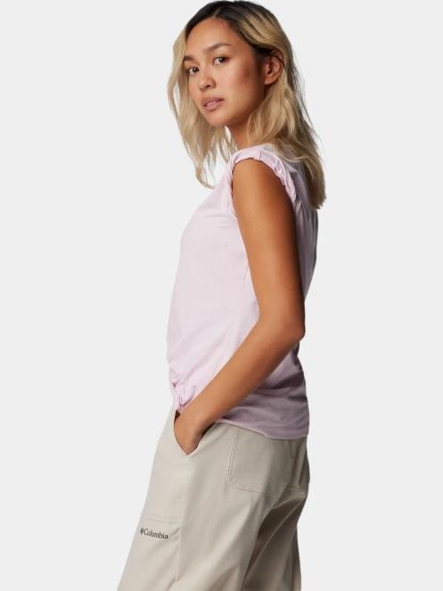 tricou cu maneci scurte pt. femei Columbia Sloan Ridge Graphic Short Sleeve Tee roz 3