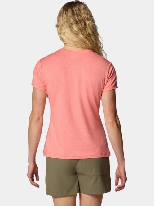 tricou cu maneci scurte pt. femei Columbia Sloan Ridge Graphic SS Tee rosu 4