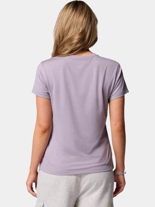 tricou cu maneci scurte pt. femei Columbia Sloan Ridge Graphic Short Sleeve Tee violet 4