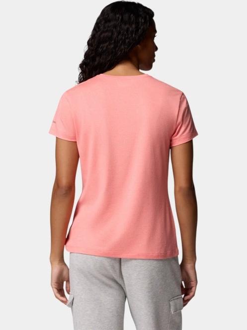tricou cu maneci scurte pt. femei Columbia Sloan Ridge Graphic Short Sleeve Tee rosu 4