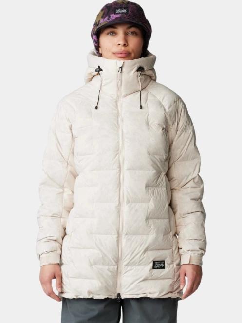 jacheta de puf pt. femei Mountain Hardwear Stretchdown Parka nisip 2
