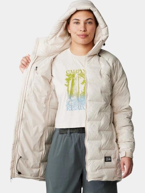 jacheta de puf pt. femei Mountain Hardwear Stretchdown Parka nisip 6