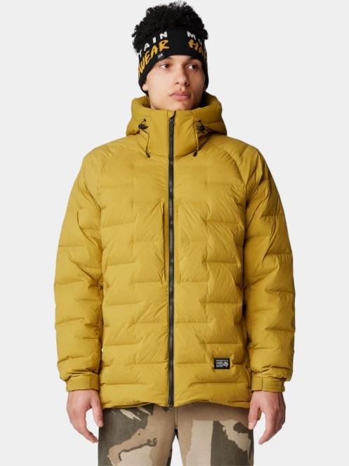 jacheta de puf pt. barbati Mountain Hardwear Stretchdown Parka galben 2