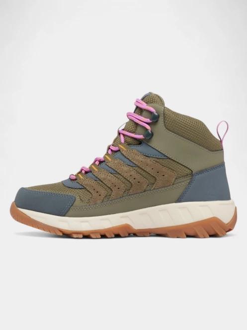 bocanci de drumetie pt. femei Columbia Strata Trail Mid WP verde 3