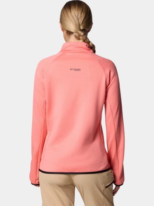 pulover polar pt. femei Columbia Triple Canyon Grid Fleece FZ roz 4