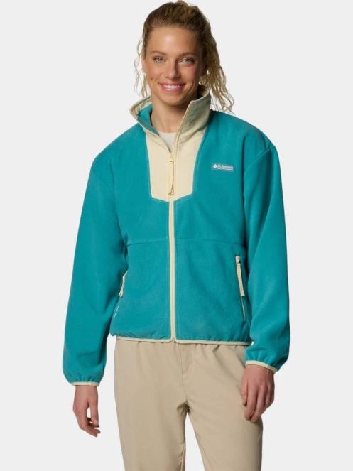 pulover polar pt. femei Columbia Sequoia Grove Full Zip Fleece verde 2