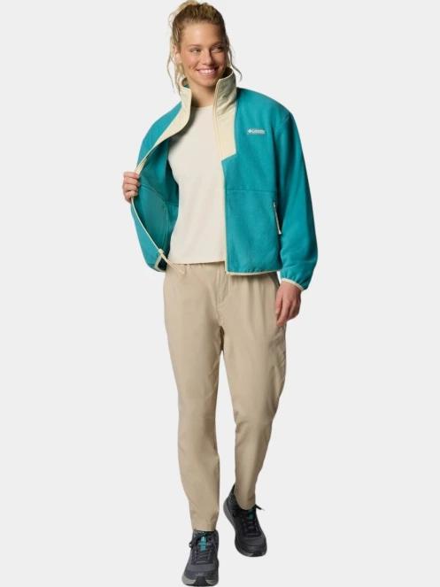 pulover polar pt. femei Columbia Sequoia Grove Full Zip Fleece verde 5