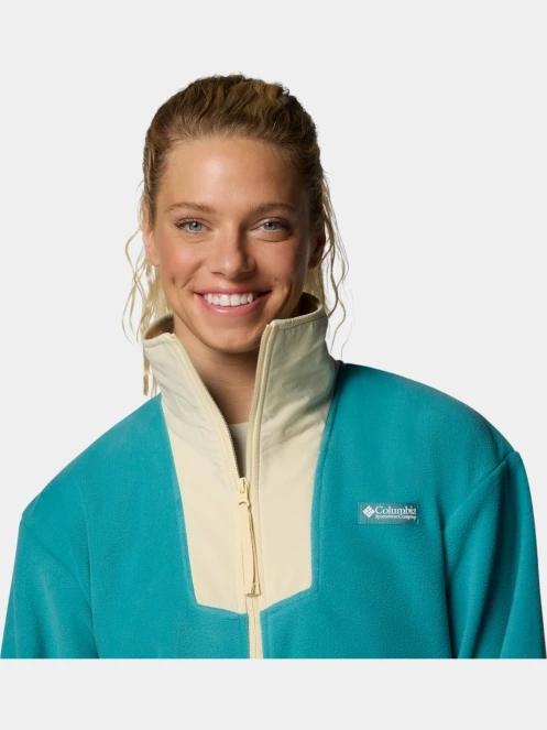pulover polar pt. femei Columbia Sequoia Grove Full Zip Fleece verde 6