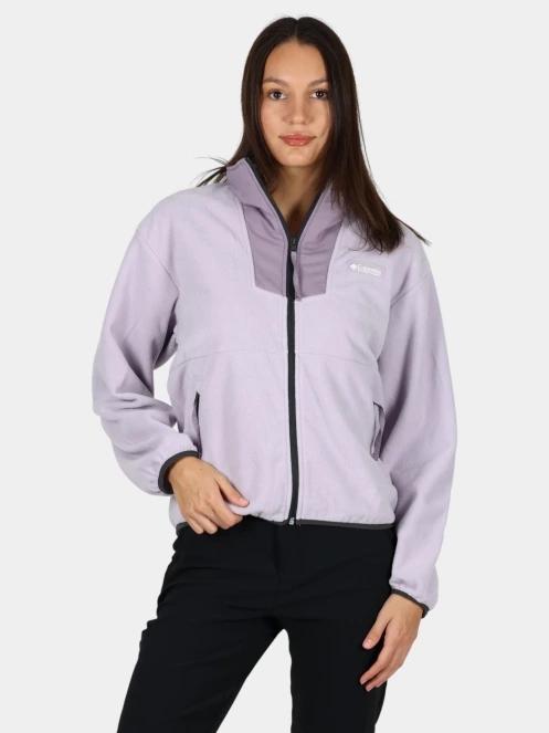 pulover polar pt. femei Columbia Sequoia Grove Full Zip Fleece violet 2