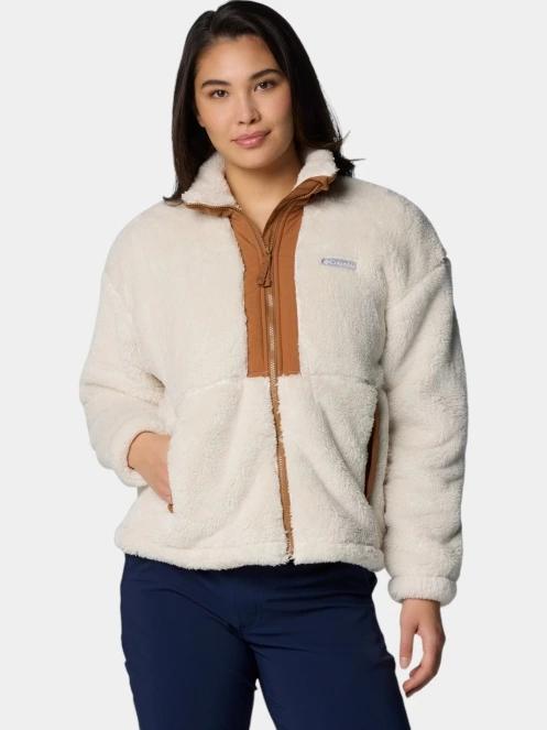 pulover polar pt. femei Columbia Boundless Discovery Sherpa Full Zip II nisip 2