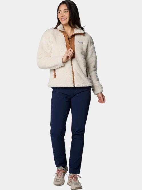 pulover polar pt. femei Columbia Boundless Discovery Sherpa Full Zip II nisip 5