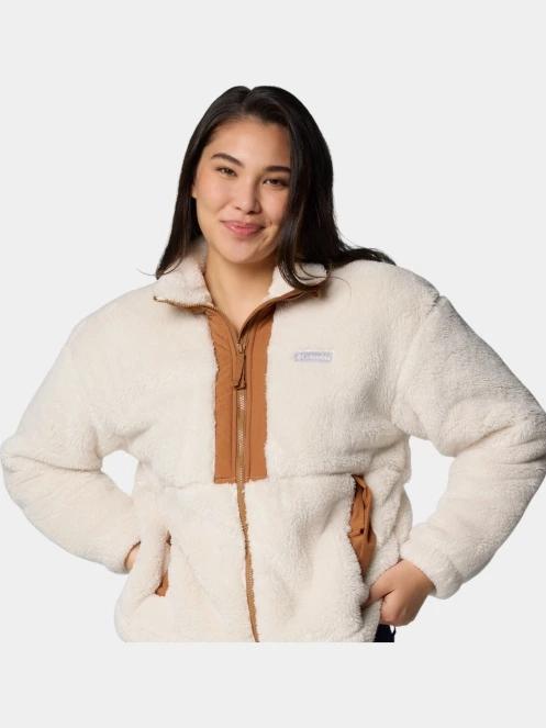 pulover polar pt. femei Columbia Boundless Discovery Sherpa Full Zip II nisip 6