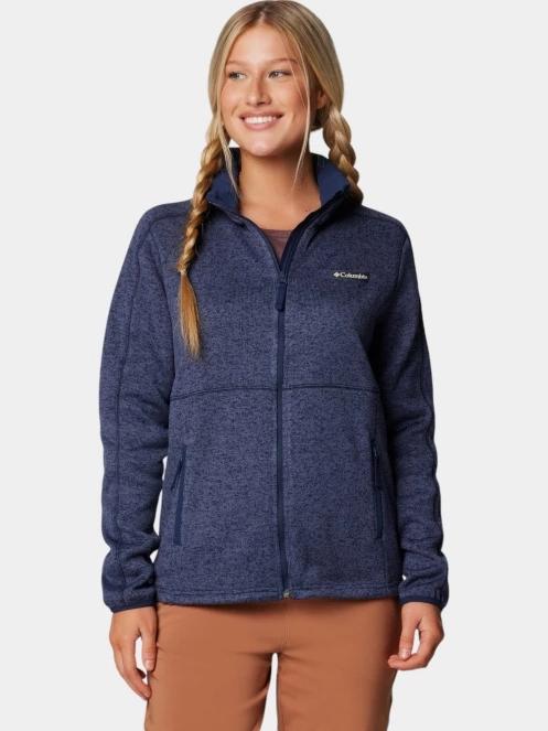 pulover polar pt. femei Columbia Sweater Weather Full Zip II albastru 2
