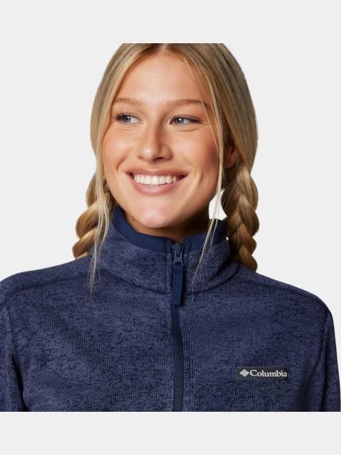 pulover polar pt. femei Columbia Sweater Weather Full Zip II albastru 8