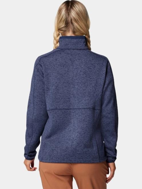 pulover polar pt. femei Columbia Sweater Weather Full Zip II albastru 4