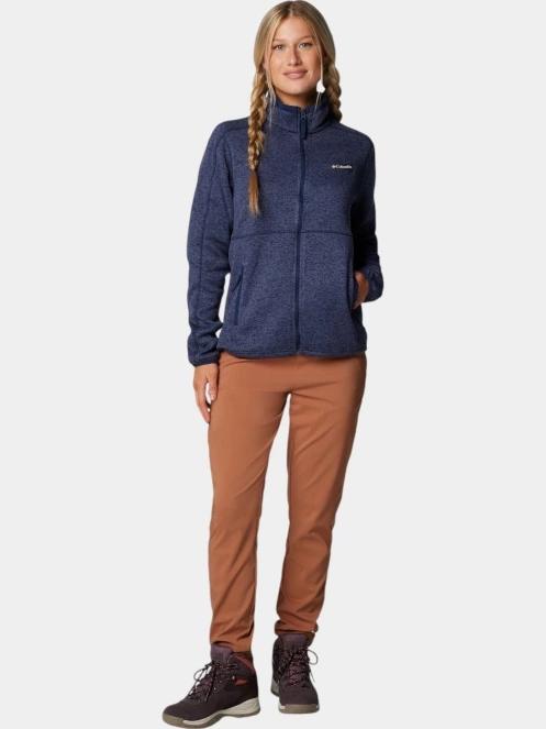 pulover polar pt. femei Columbia Sweater Weather Full Zip II albastru 5