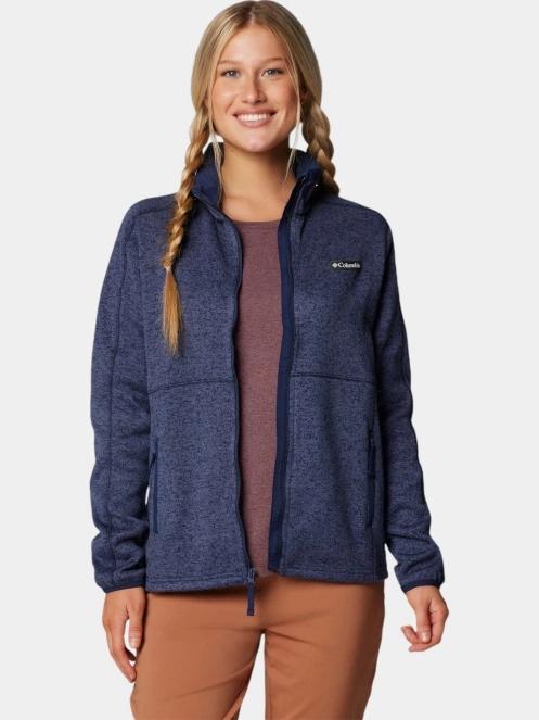 pulover polar pt. femei Columbia Sweater Weather Full Zip II albastru 6