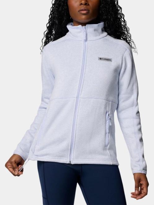 pulover polar pt. femei Columbia Sweater Weather Full Zip II albastru 6