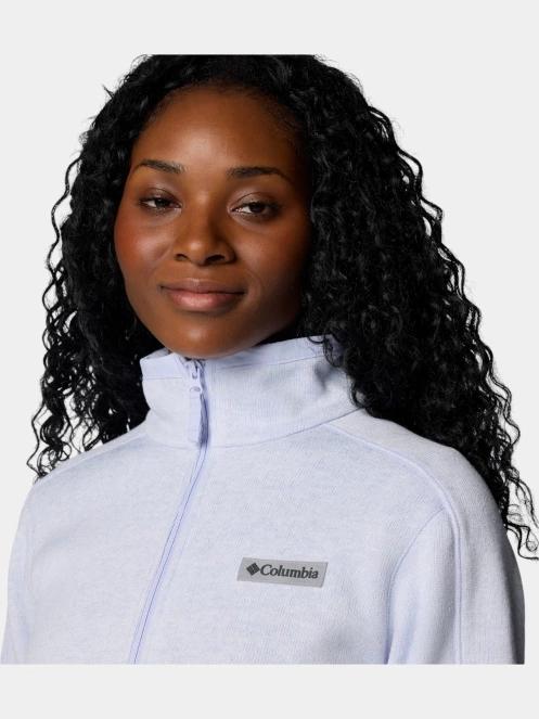 pulover polar pt. femei Columbia Sweater Weather Full Zip II albastru 7