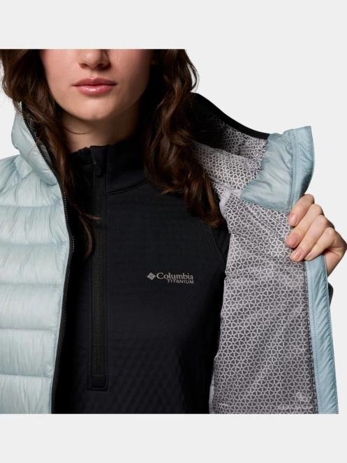 geaca matlasata de tranzitie pt. femei Columbia Arctic Crest Down Hooded Jacket albastru 7